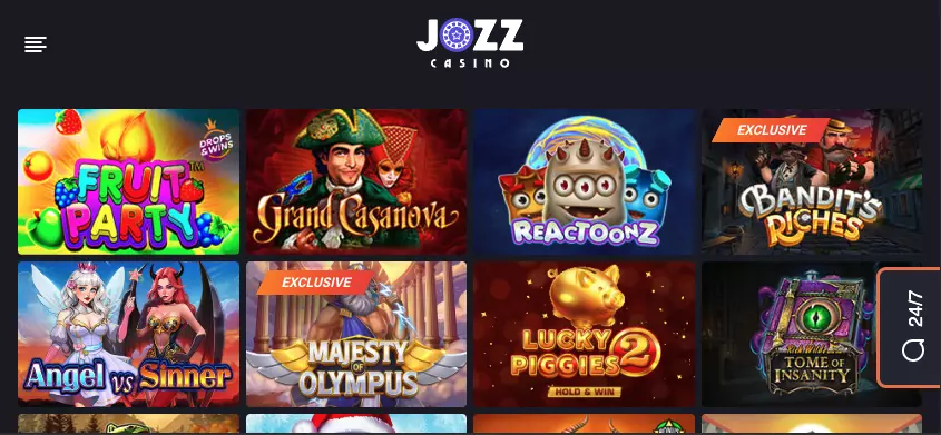 Скачать приложение Jozz Casino